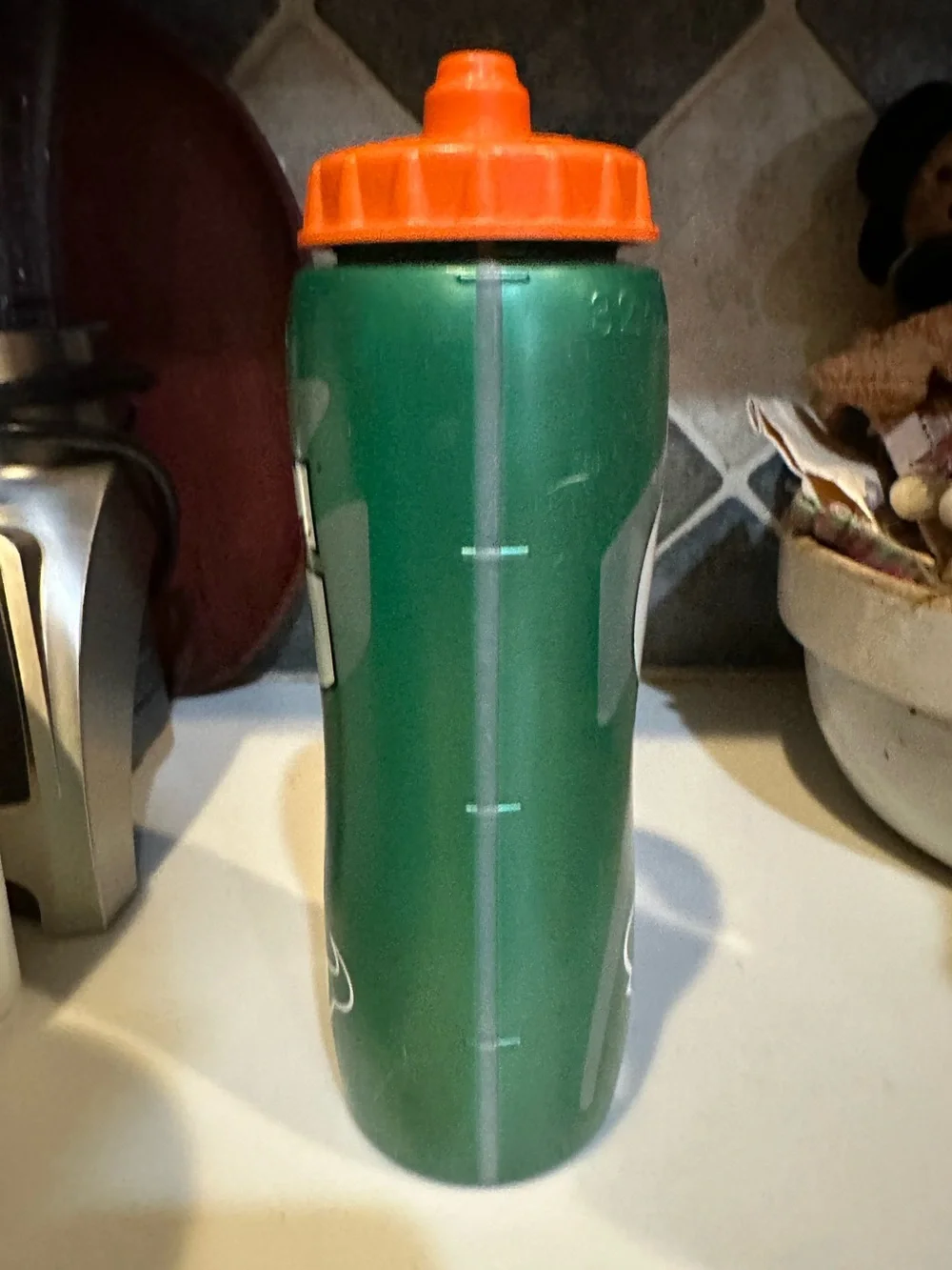 GATORADE HOUSTON TEXANS LOGO SQUEEZE SPORTS WATER BOTTLE BLENDER BALL RECOVERY